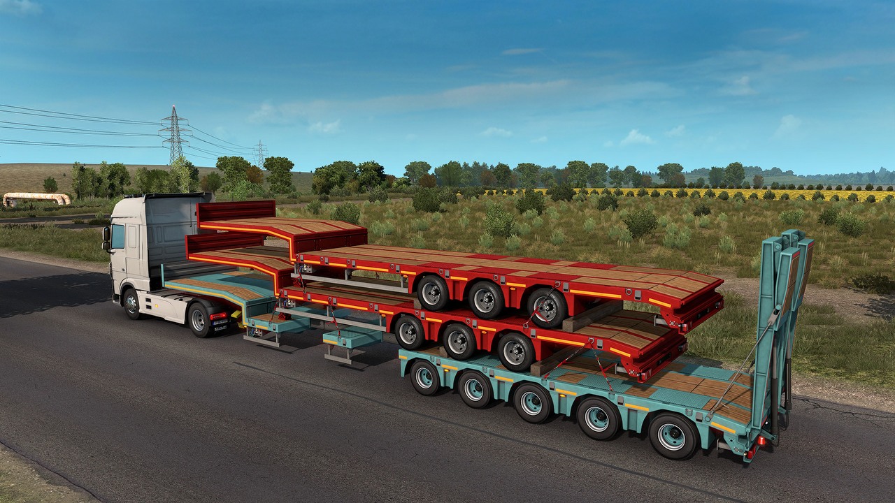 Euro Truck Simulator 2 z dużym patchem. Nowe projekty miasta oraz naczep.