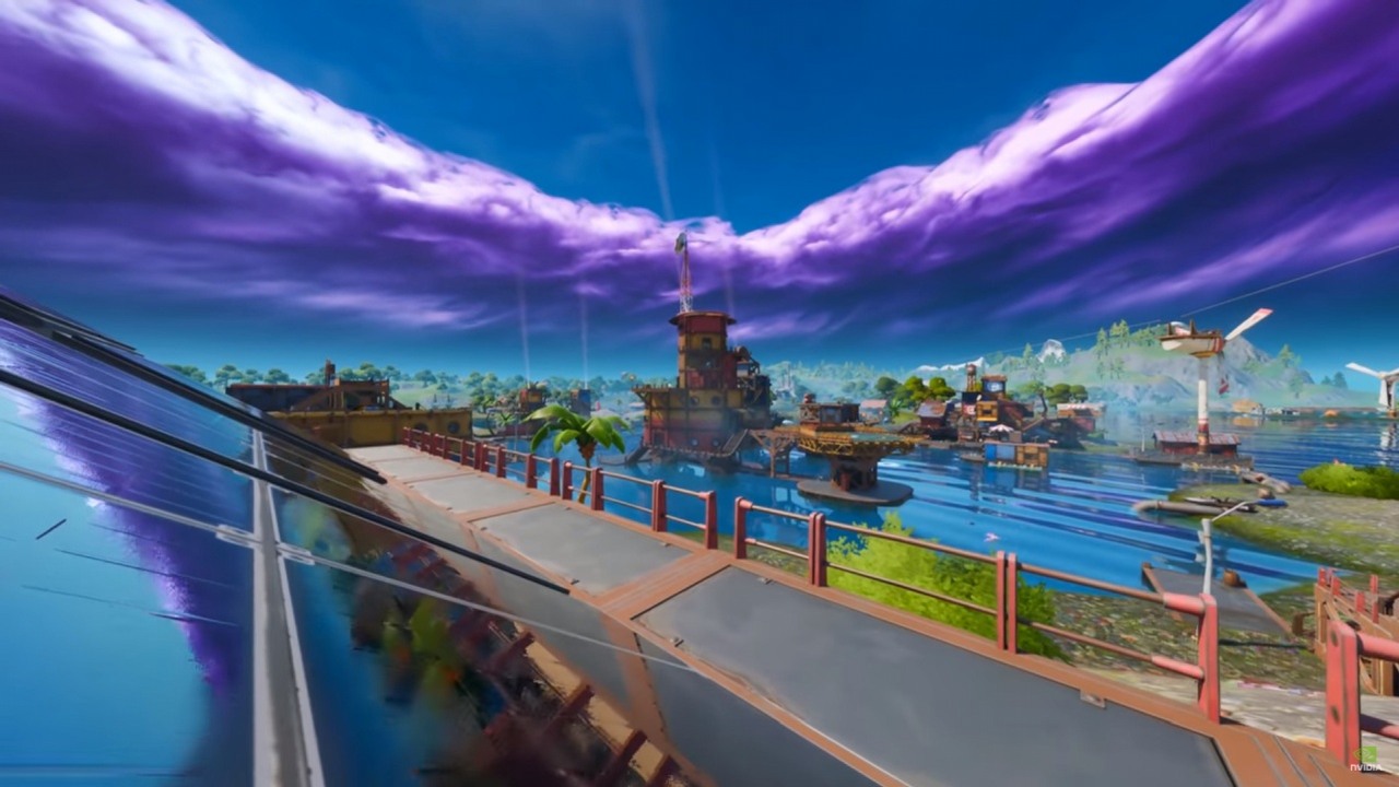 Oto jak wygląda Fortnite z ray tracingiem.