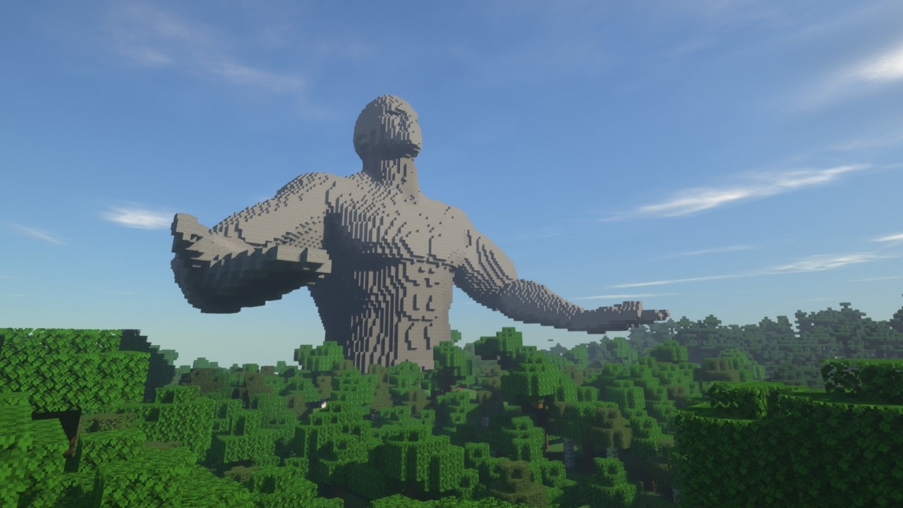 Minecraft - 60 tys. klocków i 50 godzin w trybie survival. Dzieło gracza bez tajemnic.