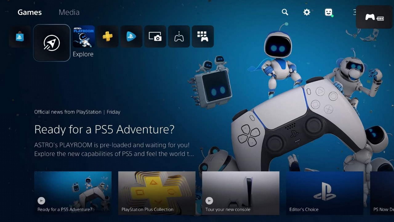 PS5 z opcjami dla leniwych; systemowe ustawienia grafiki i trudności.
