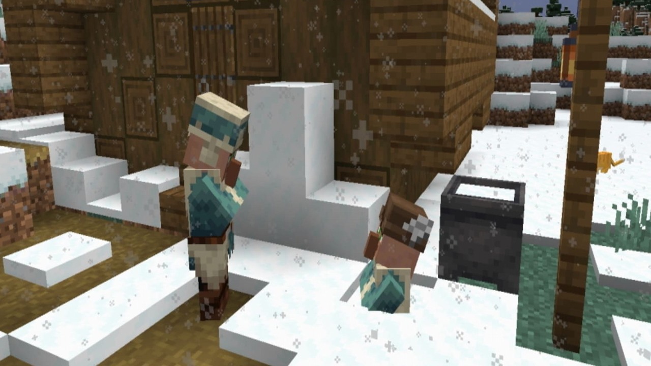 Minecraft 20w46a to nowy, lepszy śnieg z Caves & Cliffs Update.