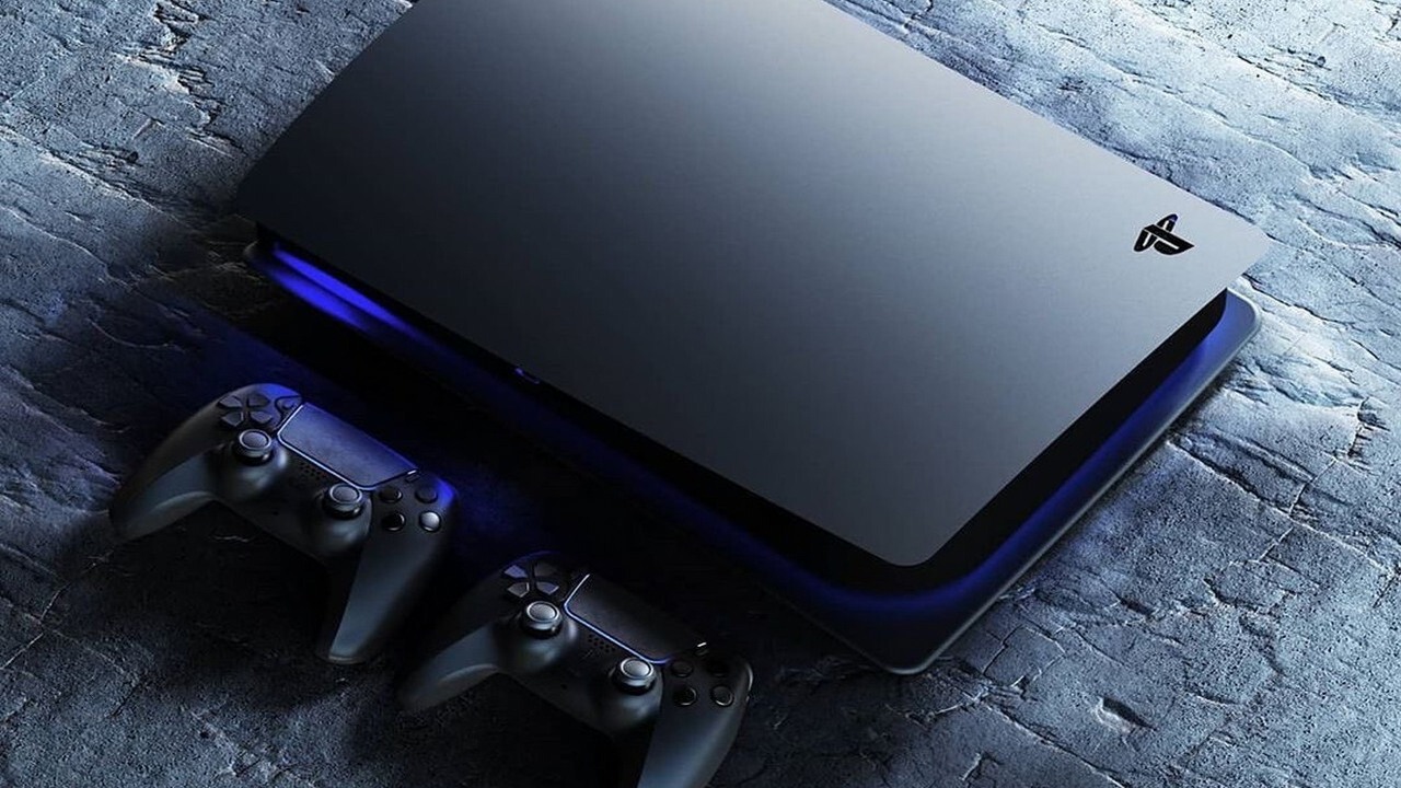 PlayStation 5 na czarno; fani malują konsolę.