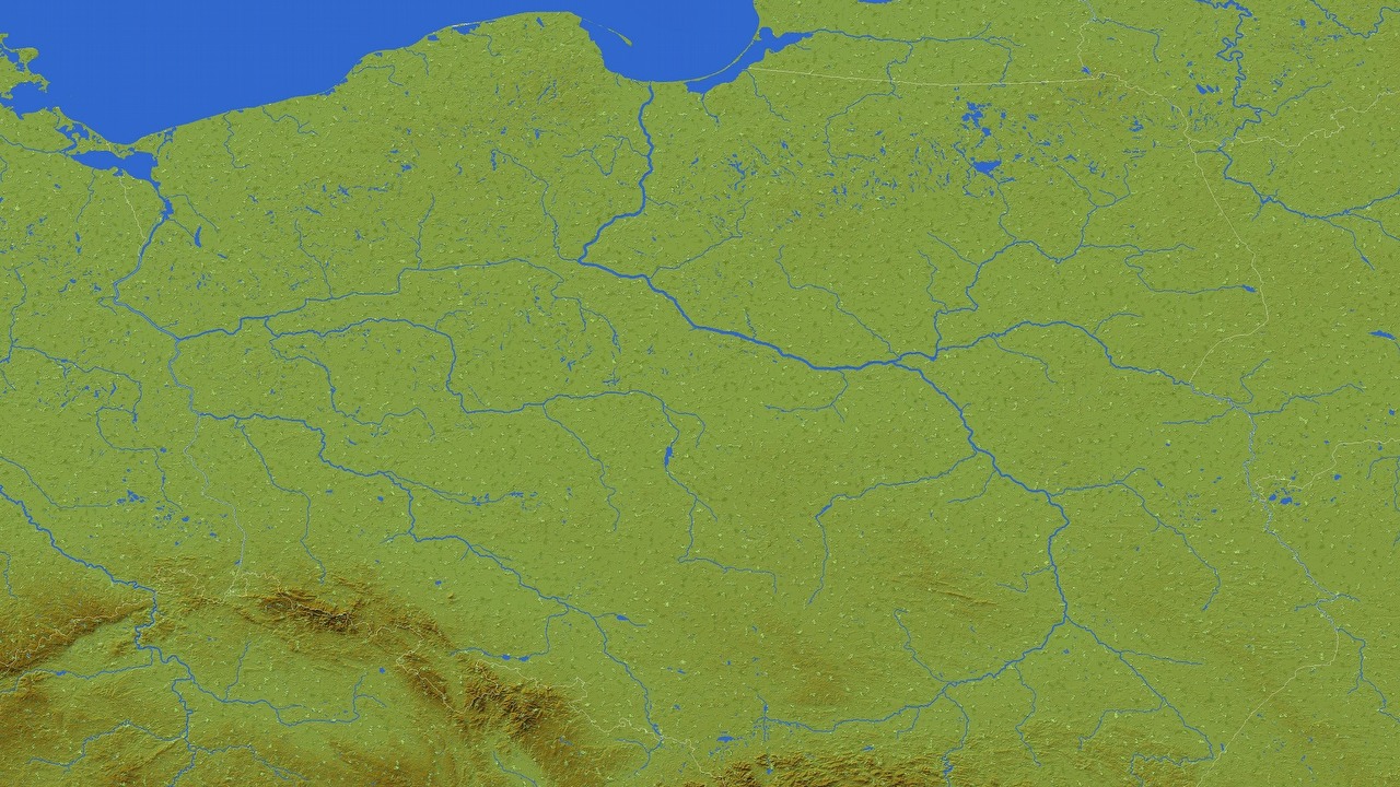 Polska w Minecraft - imponująca mapa wirtualnej Europy.