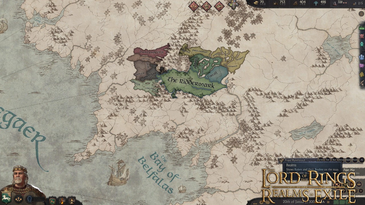 Władca Pierścieni w Crusader Kings 3 - wczesna wersja moda już jest.