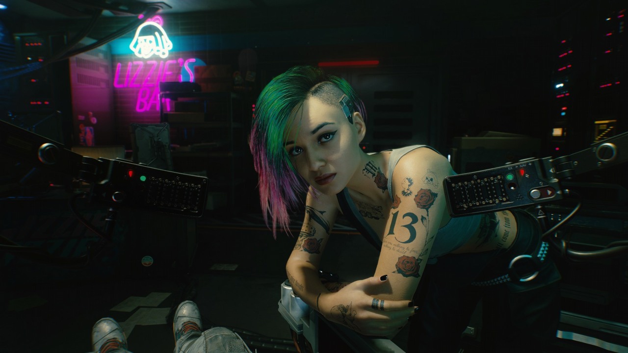 Cyberpunk 2077 na gameplayu z RTX 30XX.