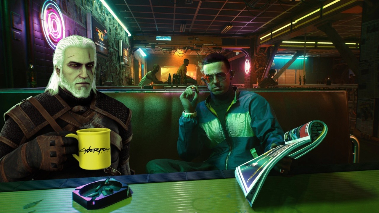 Wiedźmińska kurtka w Cyberpunk 2077.