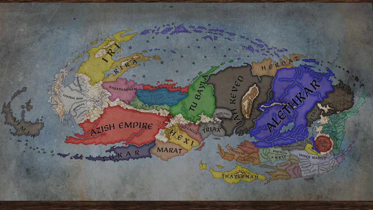 Crusader Kings 3 z modem Droga Królów, coś dla fanów Sandersona.