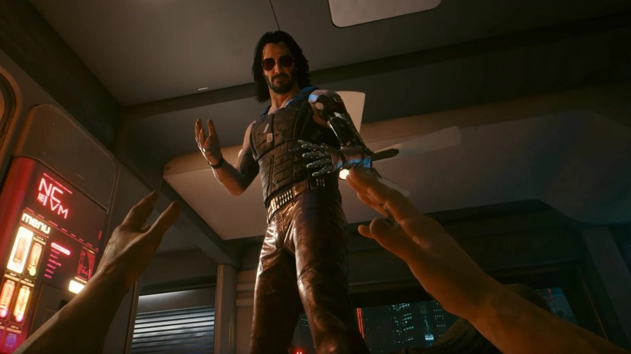 Elon Musk kpi z Cyberpunk 2077, mimo że gra mu się podoba.