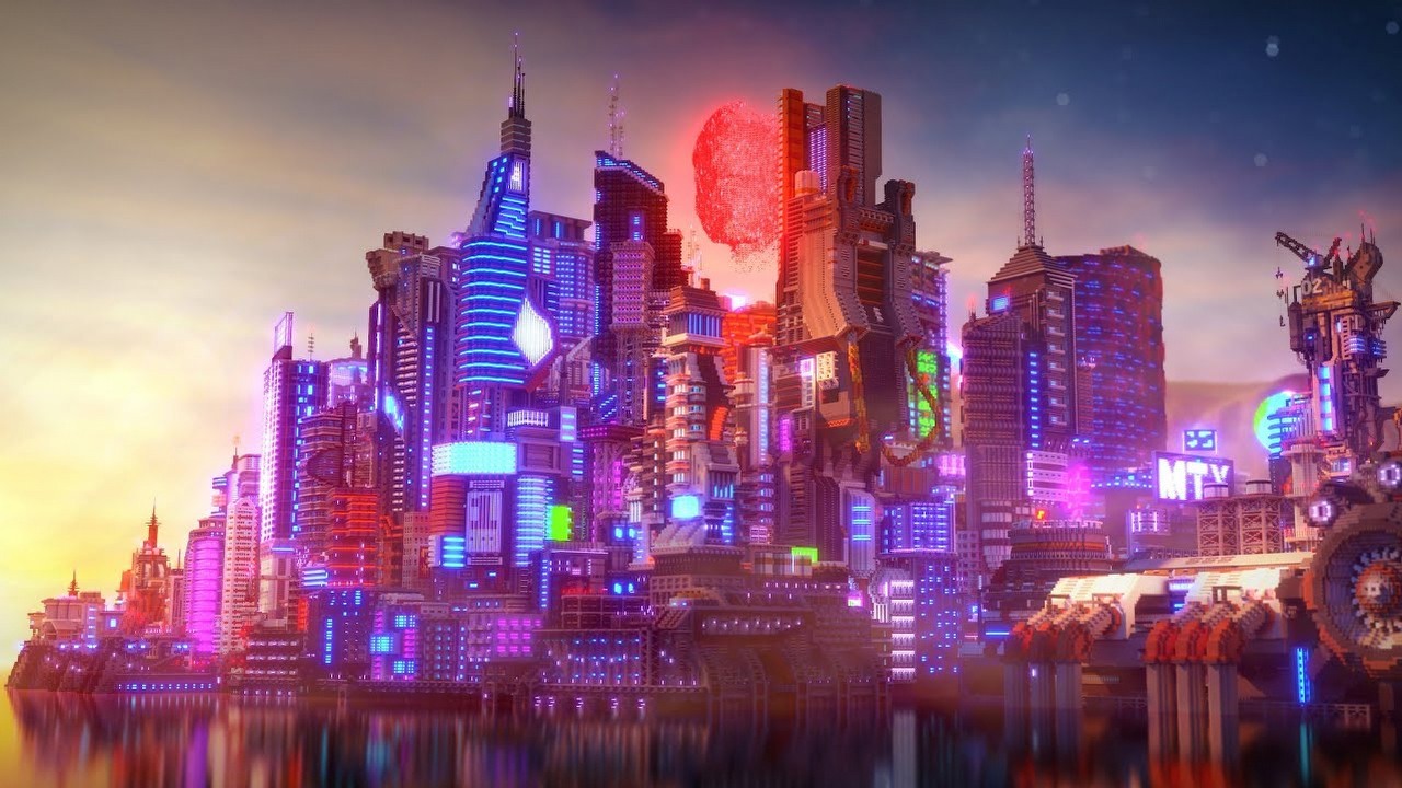 Cyberpunk 2077 w Minecraft, gracze odtworzyli Night City.