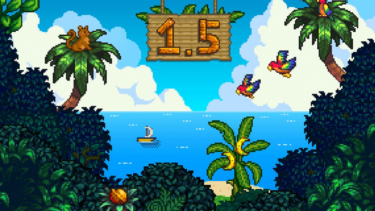 Stardew Valley z gigantycznym patchem 1.5 na PC.