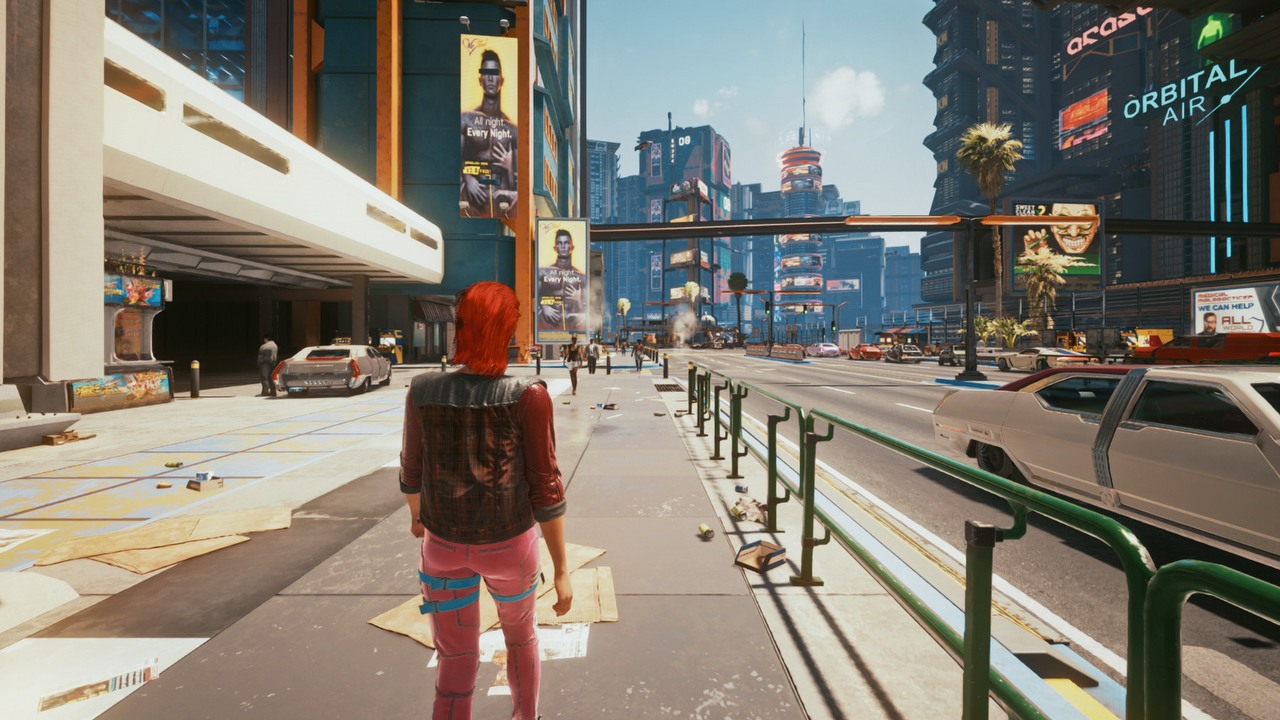 Cyberpunk 2077 grywalny w TPP dzięki fanowskiej modyfikacji.