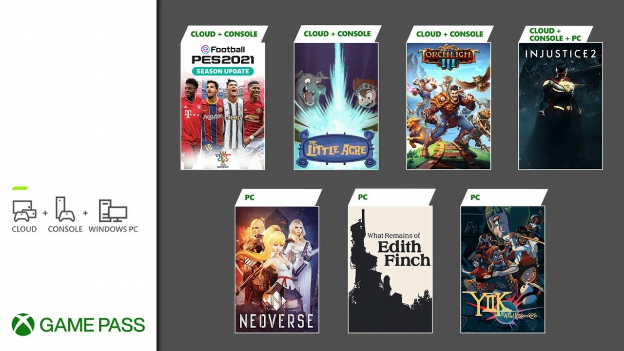 Xbox Game Pass w styczniu: PES 2021, Injustice 2, Torchlight 3 i inne.