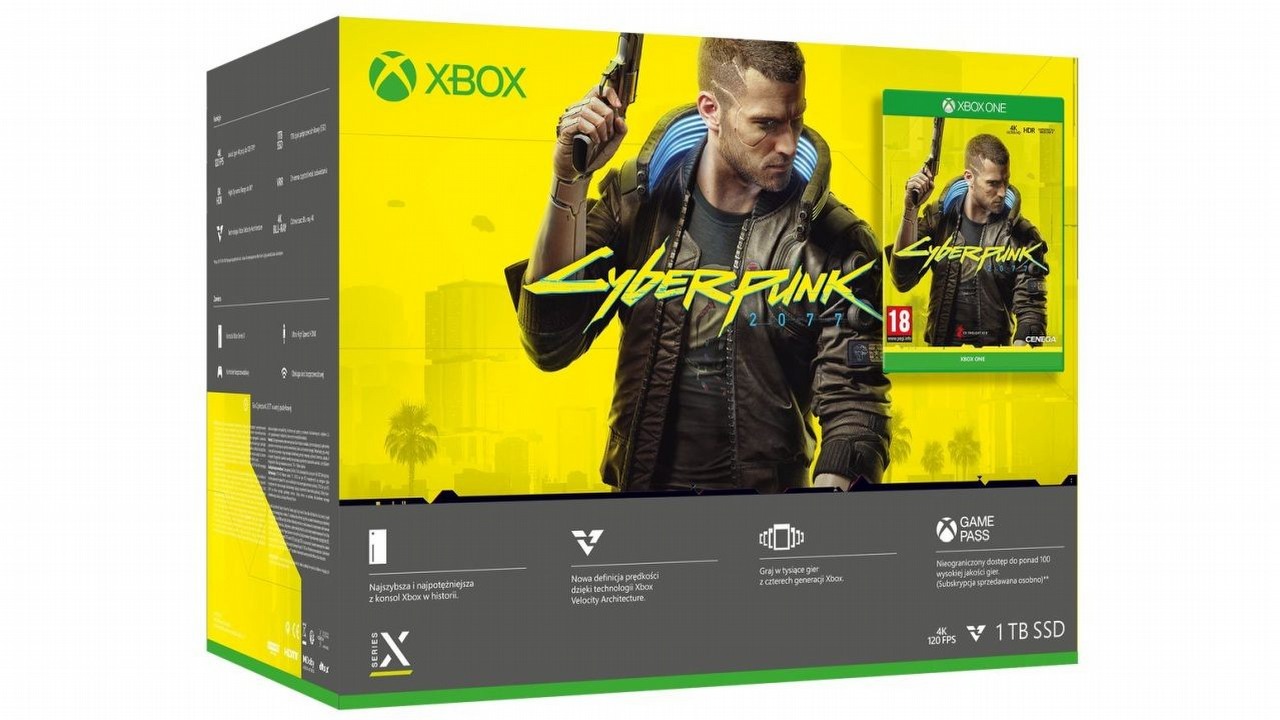Xbox Series X w zestawie z Cyberpunkiem 2077 i Watch Dogs taniej.