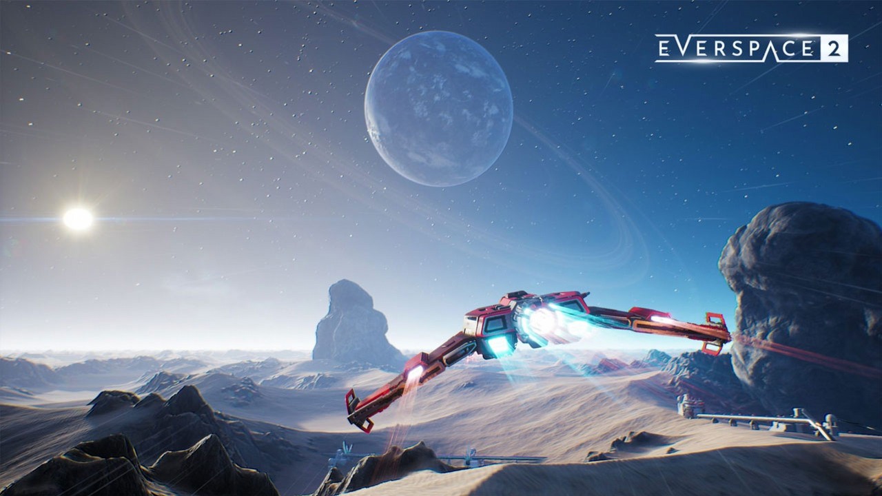 Everspace 2 z dobrymi opiniami i wysoką sprzedażą na Steam.