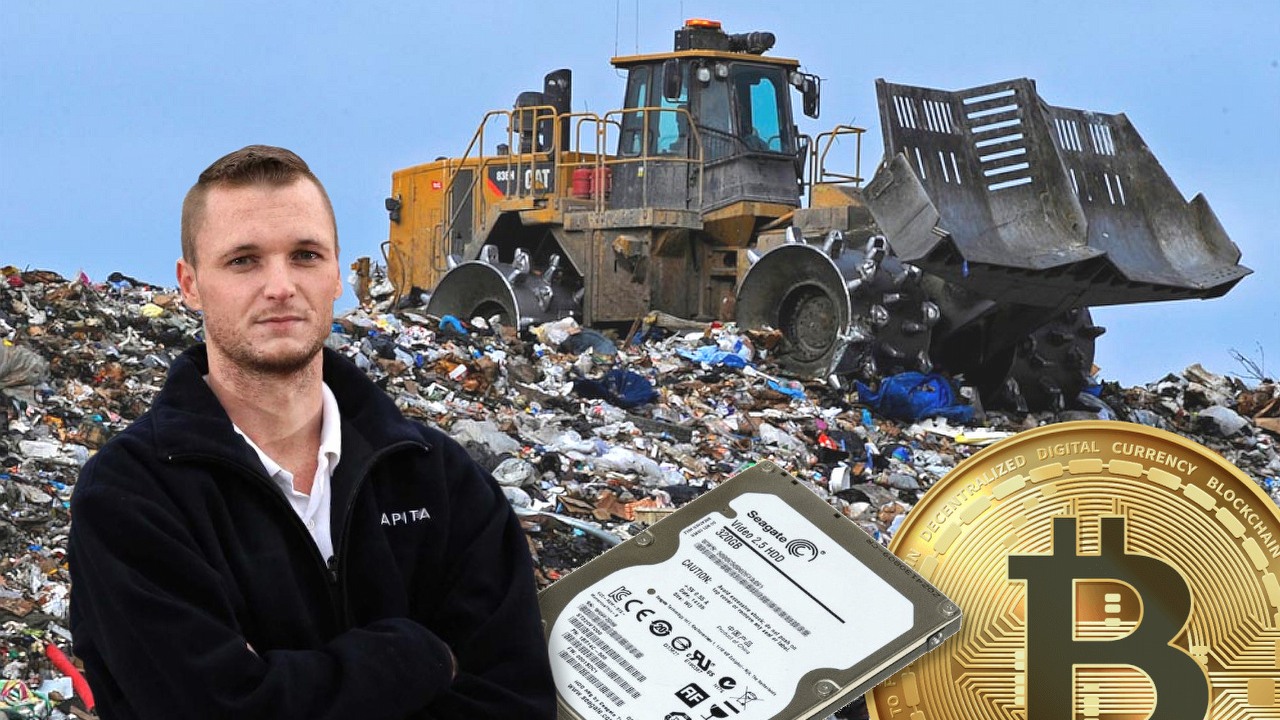 260 milionów złotych nagrody za znalezienie na śmietniku dysku pełnego bitcoinów.