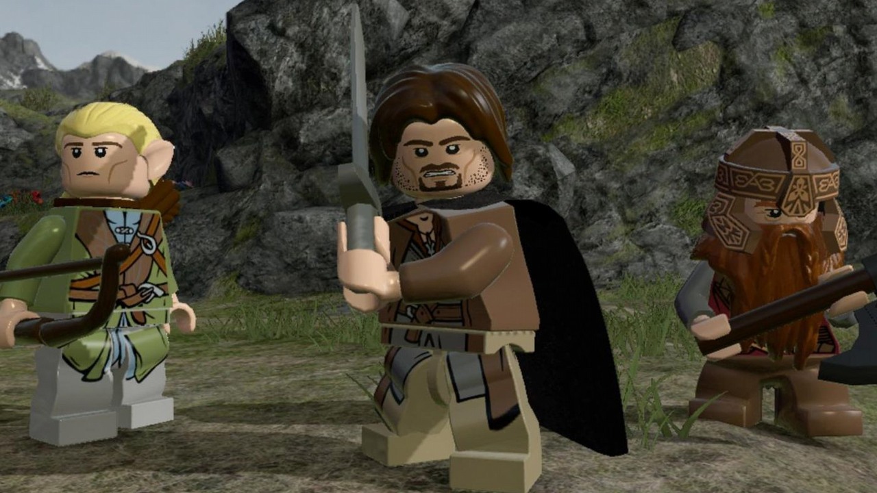 Władca Pierścieni odtworzony w gigantycznej budowli w stylu LEGO.