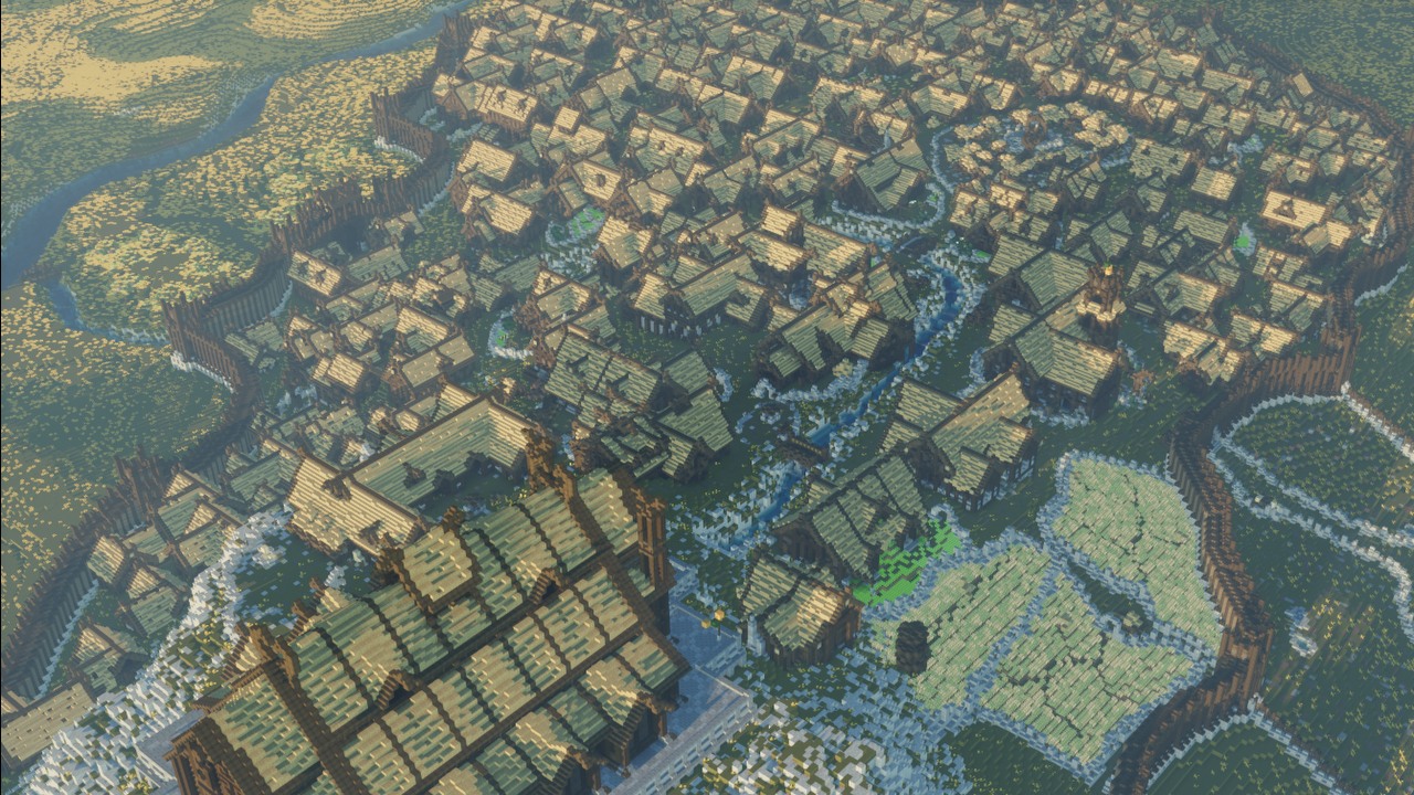 Gracze Minecrafta stworzyli Rohan rodem z Władcy Pierścieni.