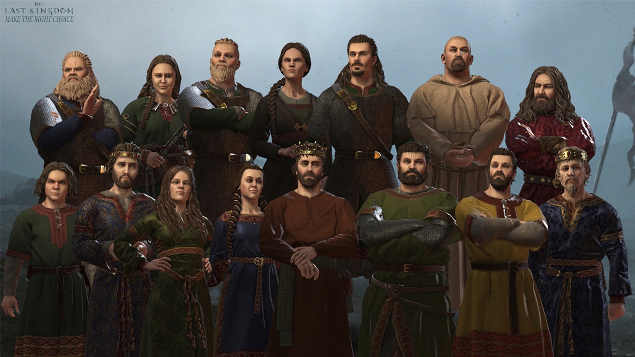 Crusader Kings 3 z modem bazującym na serialu The Last Kingdom.