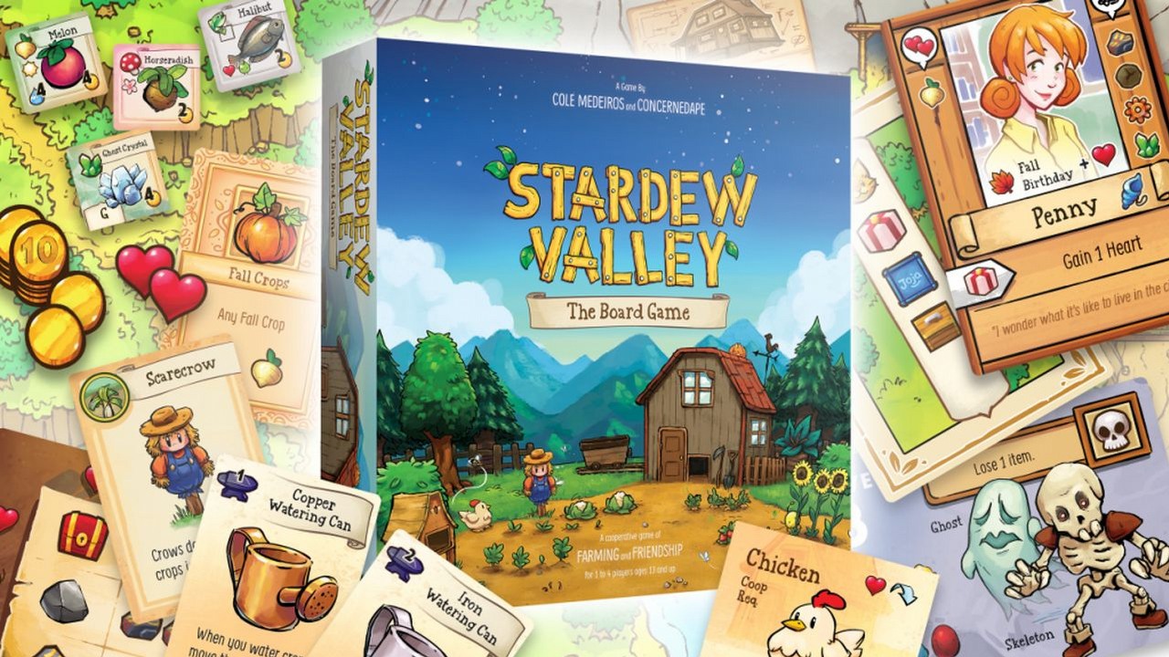 Powstała gra planszowa Stardew Valley.