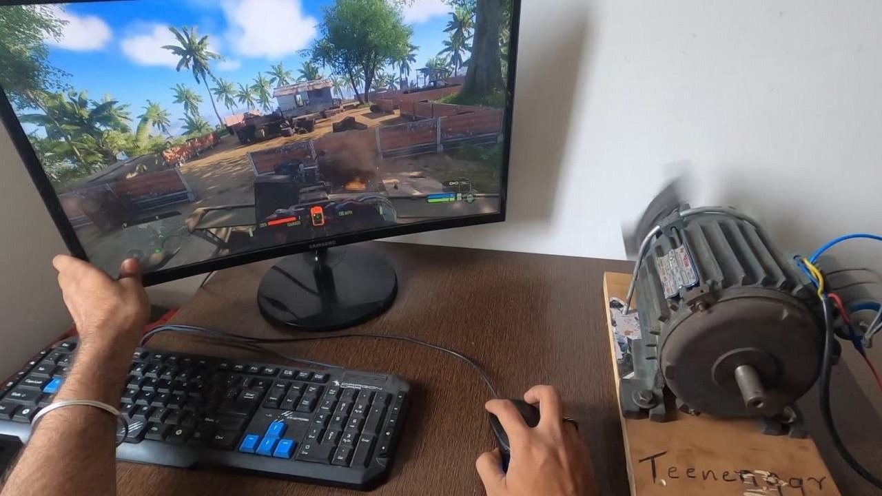 Gracz PC pokazuje konsolowcom prawdziwe wibracje w grze.