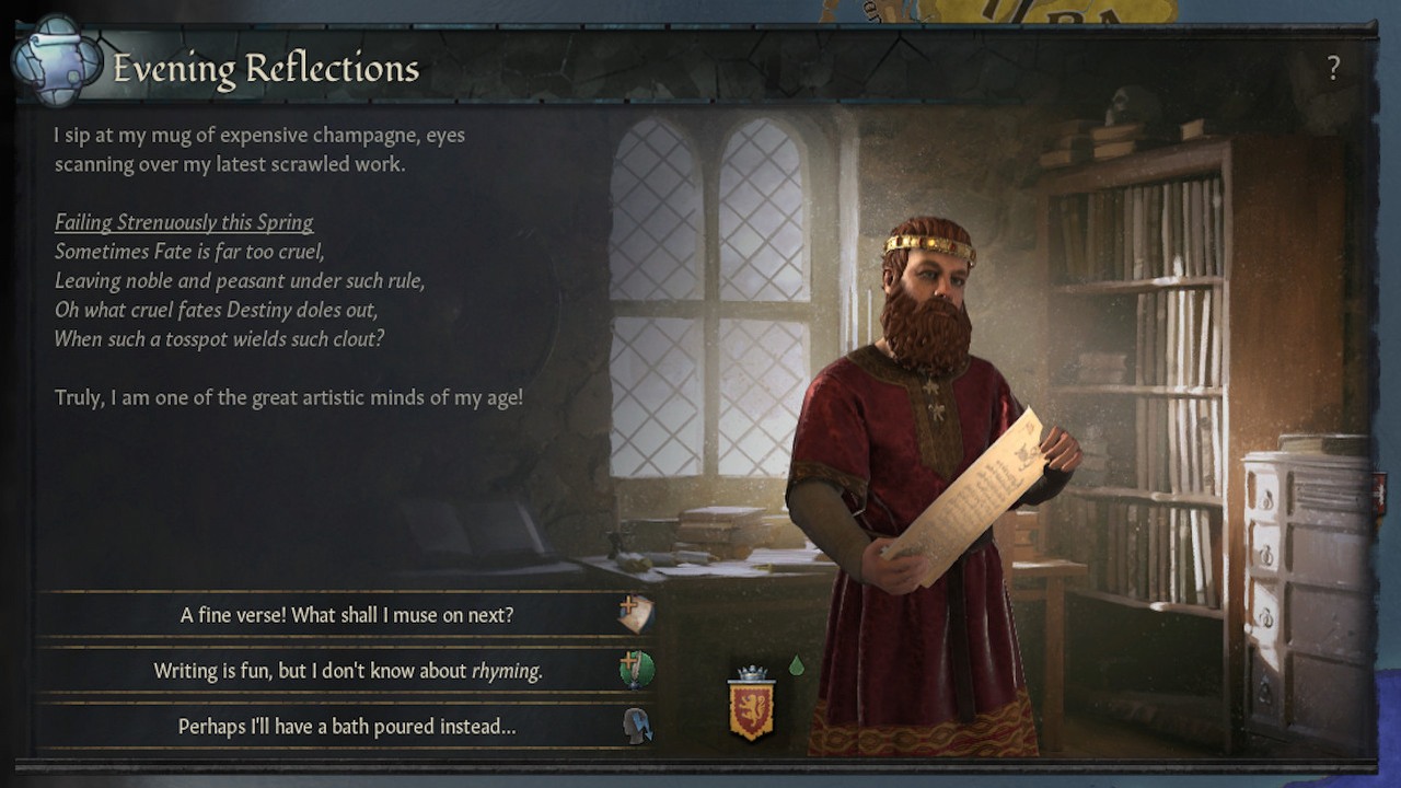 Crusader Kings 3 z opcją tortur poezją w kolejnym patchu.