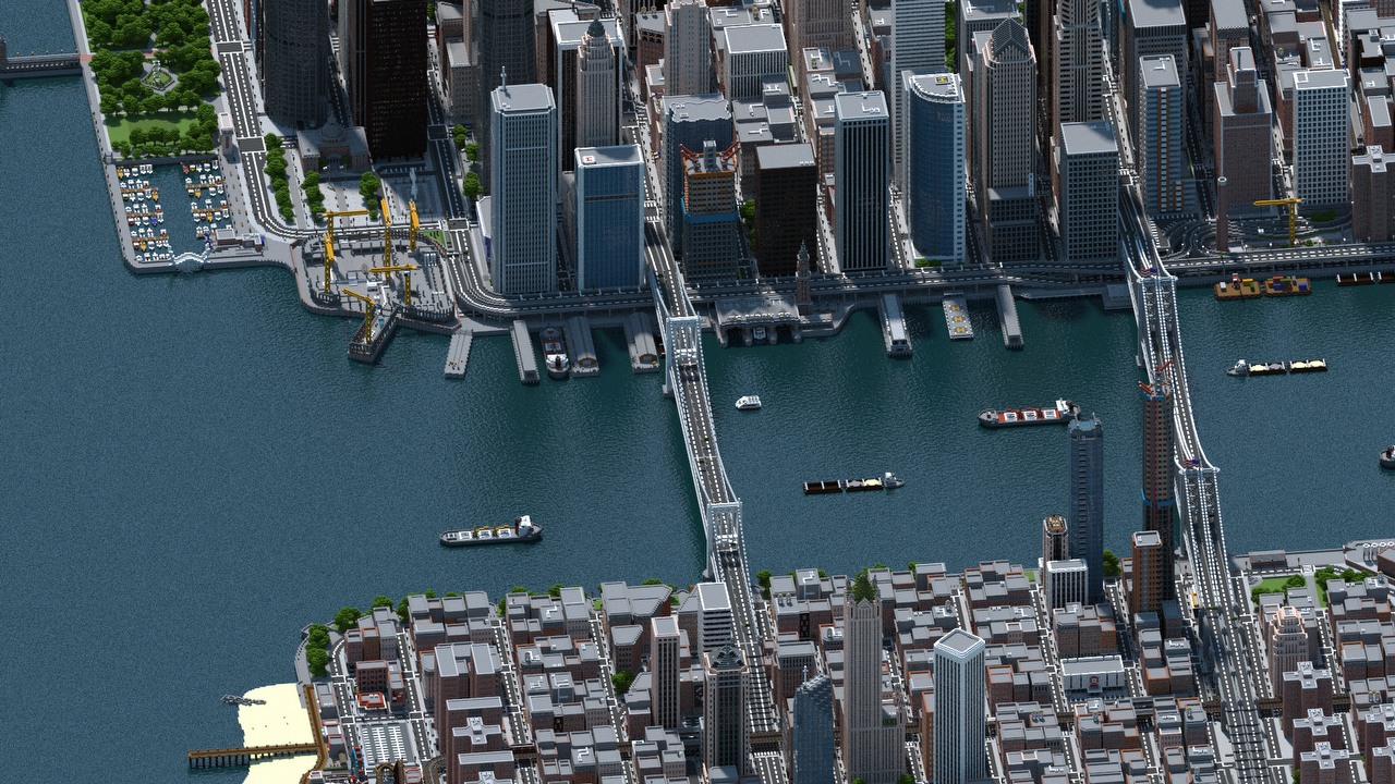 Miasto jak z Cities: Skylines w Minecrafcie; budowa zajęła graczowi 3 lata.