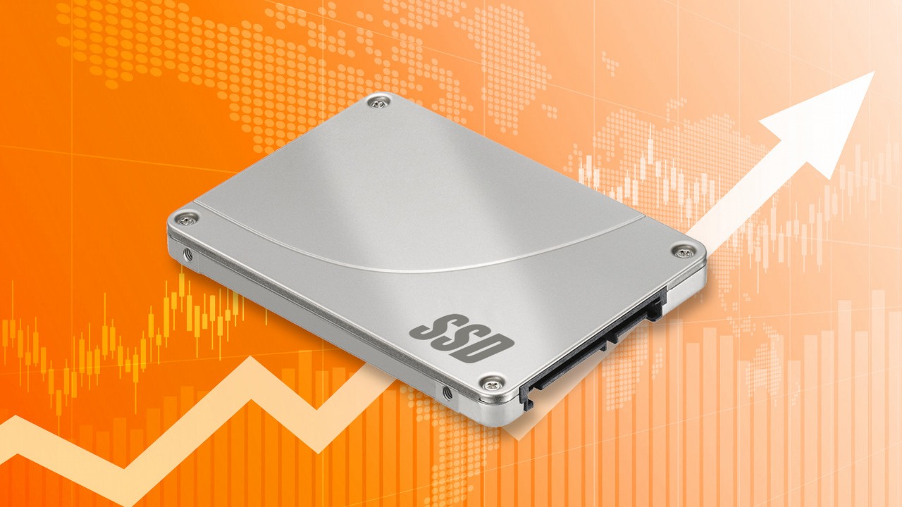 Dyski SSD droższe w 2021 roku przez rosnące ceny pamięci flash.