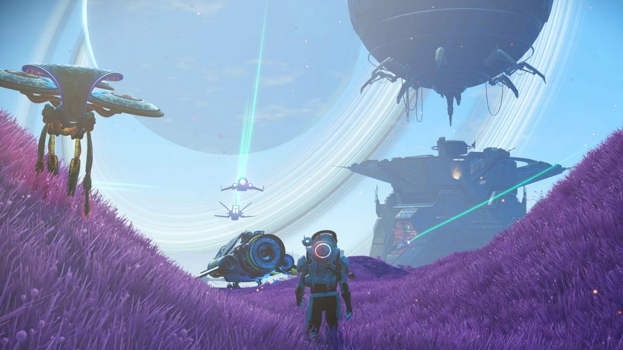 Miasto z Obliviona odtworzone w No Man's Sky.