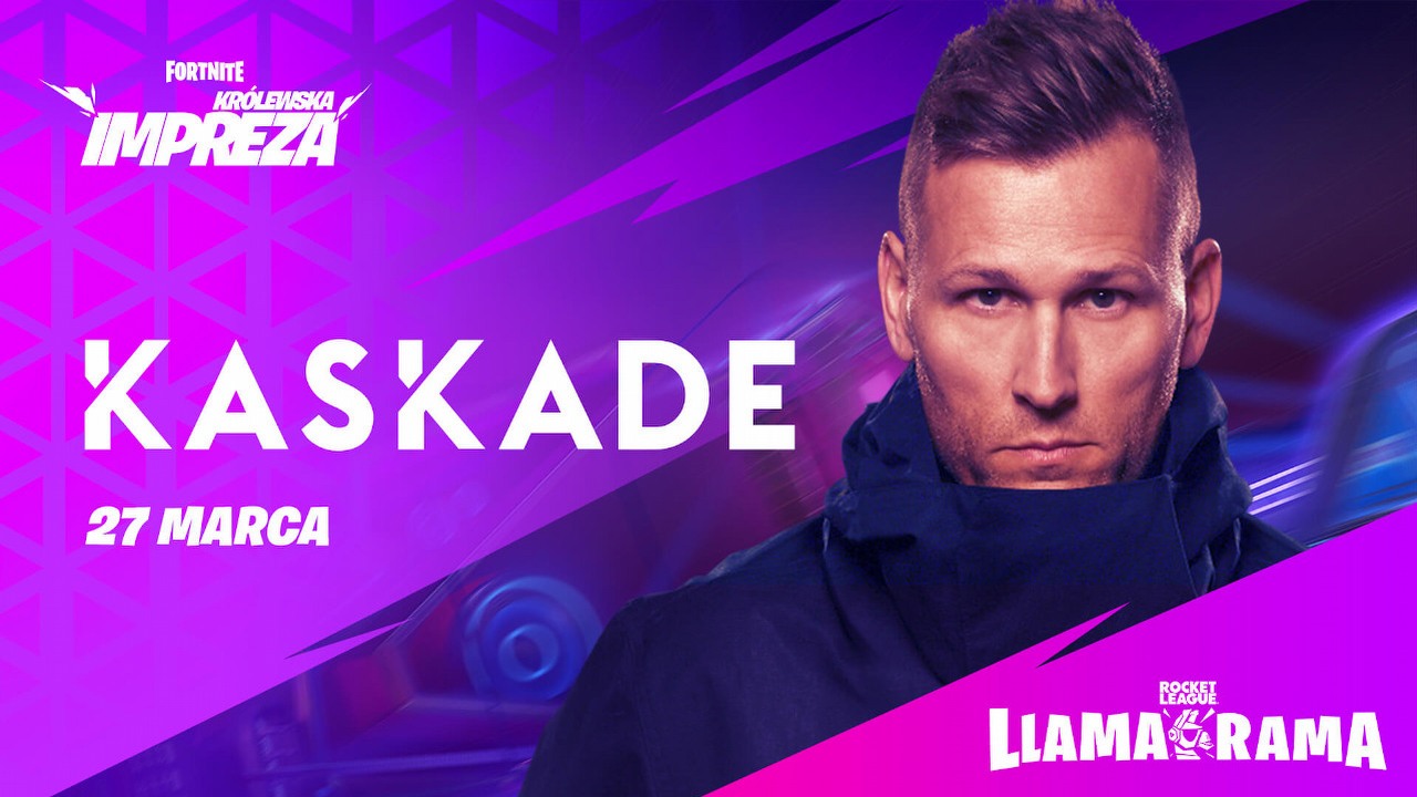 DJ Kaskade wystąpi w Fortnite - zapowiedź wydarzenia Llama-Rama.