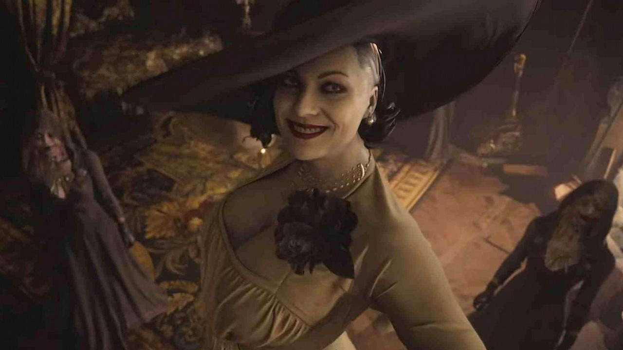 Dwumetrowa cosplayerka zachwyca jako Lady Dimitrescu z Resident Evil Village.