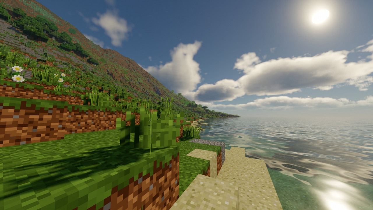 Mapa Hawajów odtworzona w Minecrafcie w skali 1:45.