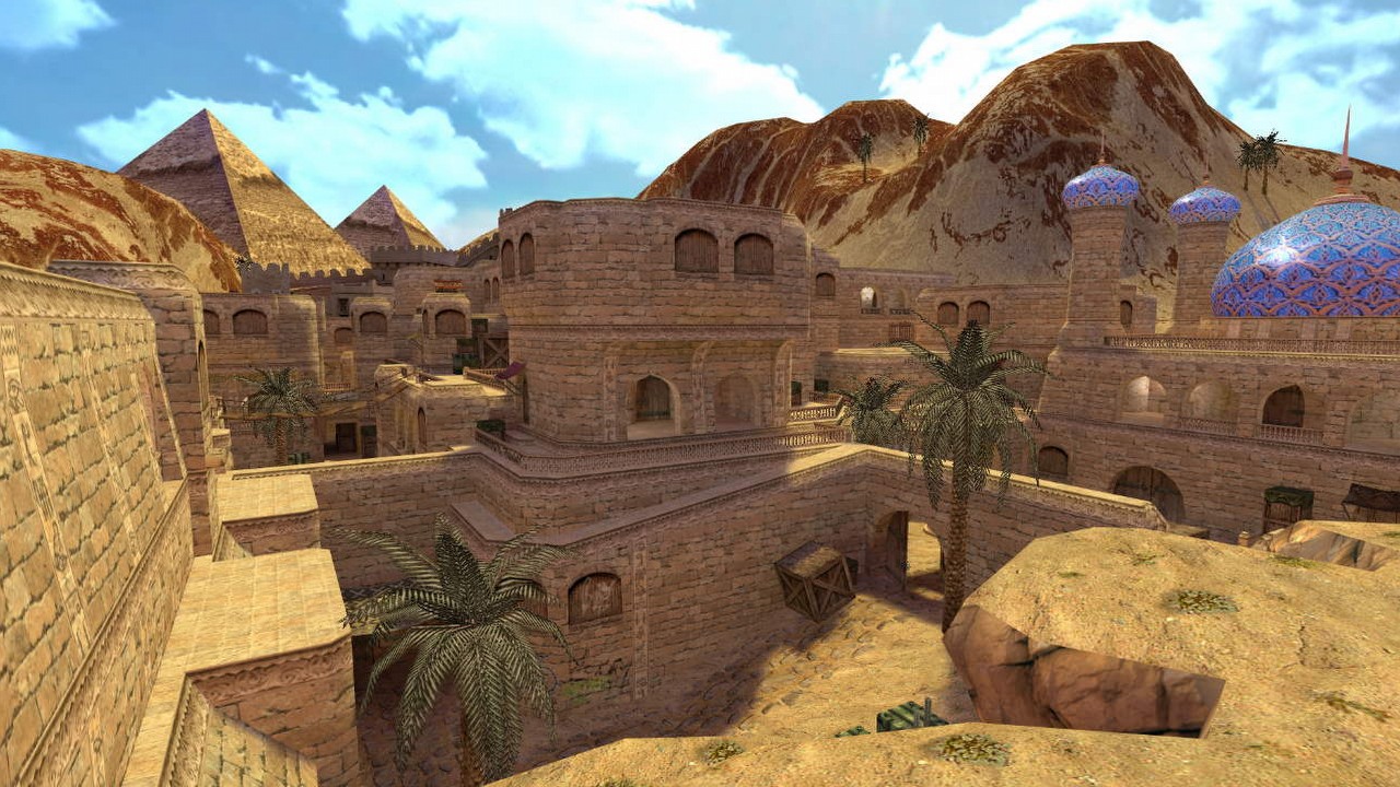 Kultowy de_dust2 z Counter Strike 1.6 odświeżony przez fana.