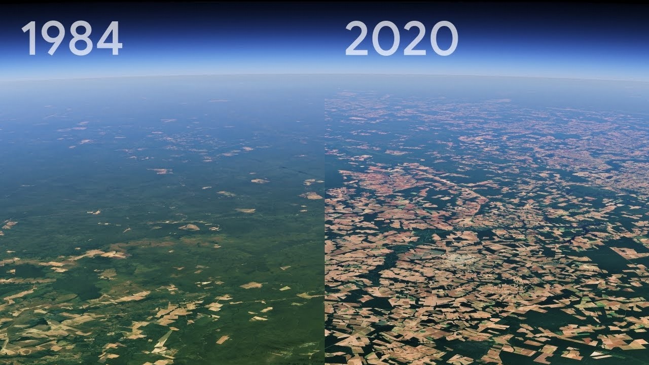 Ogromna aktualizacja Google Earth - zobacz, jak zmieniła się Ziemia przez 37 lat.
