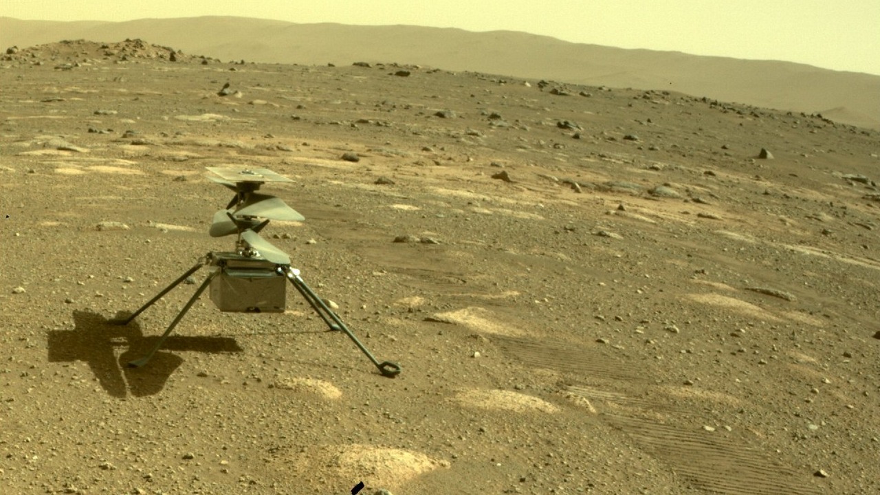 NASA świętuje pierwszy lot drona na Marsie.