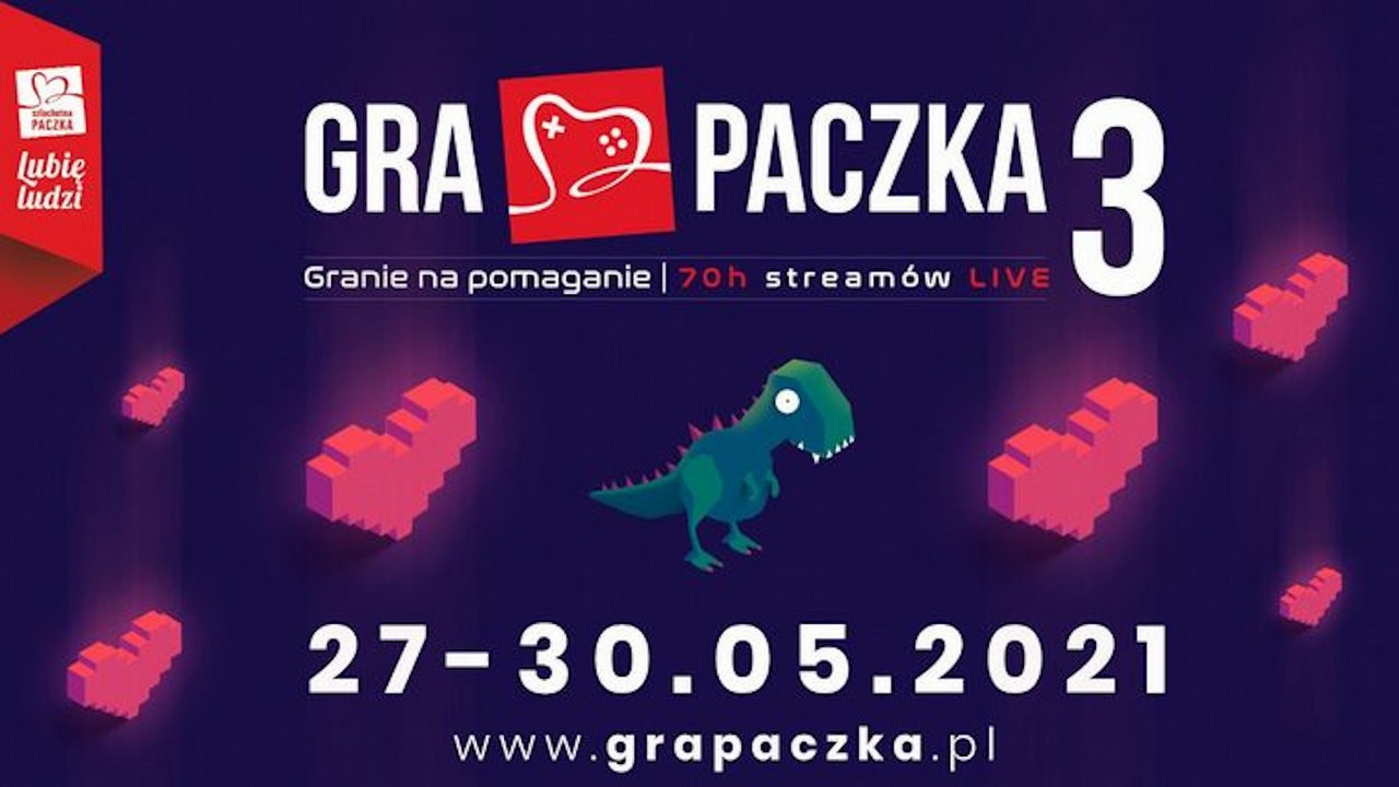 Dziś rusza 70-godzinny charytatywny stream Gra Paczka 3.