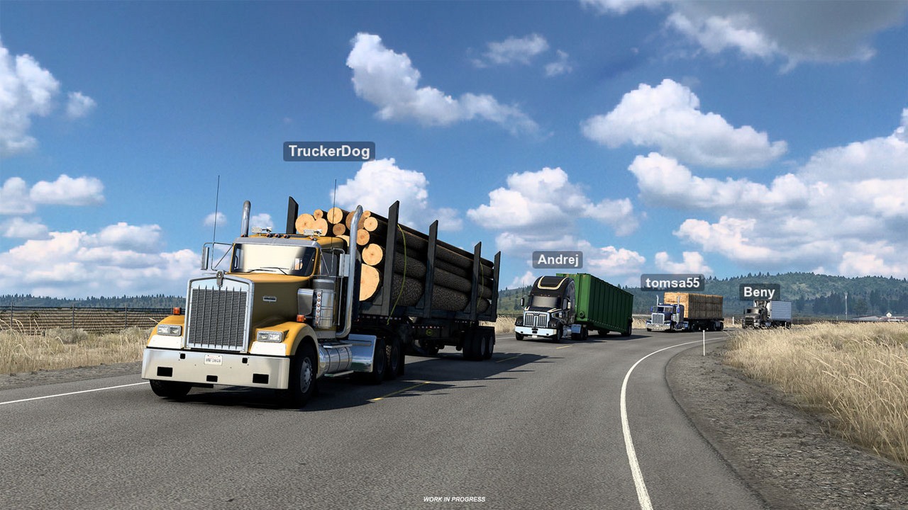 American Truck Simulator - otwarta beta trybu multiplayer.