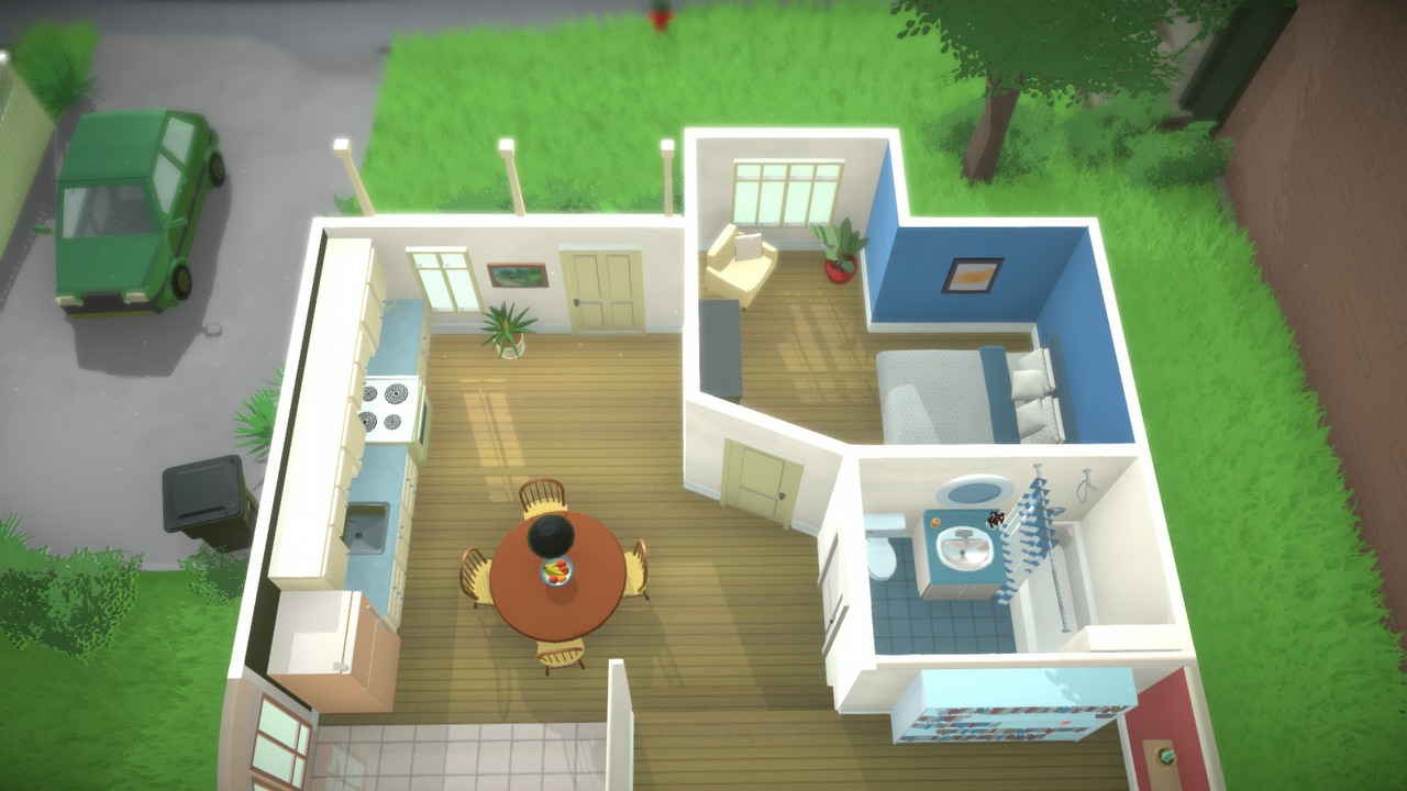 Paralives - gameplay z rywala The Sims pokazuje budowanie domu.