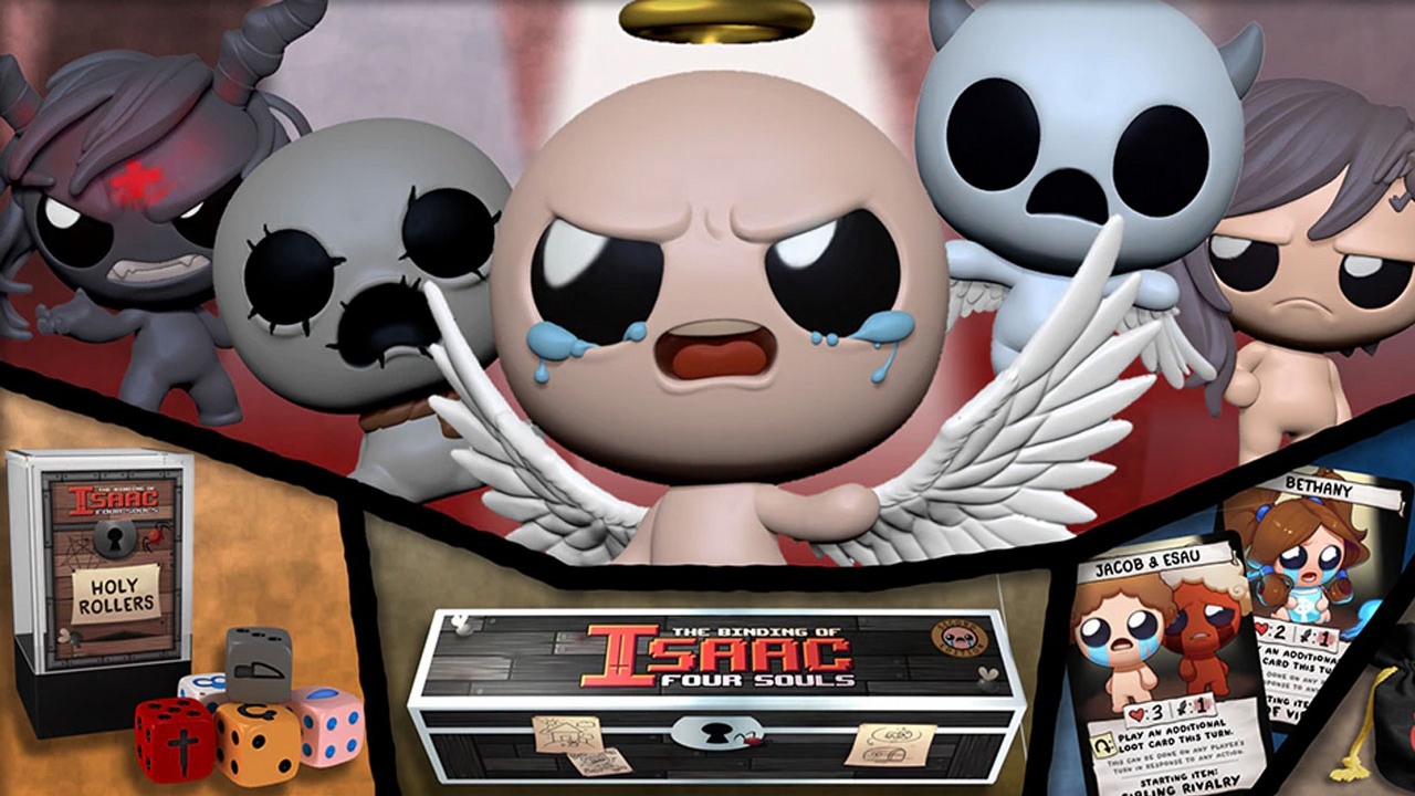 The Binding of Isaac: Four Souls Requiem zbiera miliony na Kickstarterze.