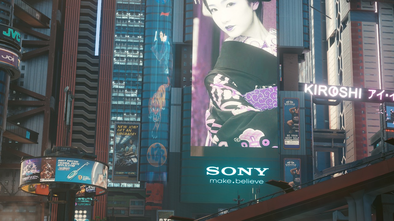 Cyberpunk 2077 Blade Runner Ads to mod, dzięki któremu polubisz reklamy.