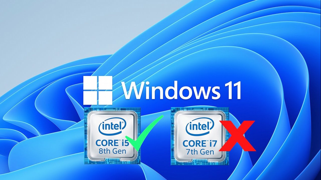Windows 11 bez oficjalnego wsparcia Ryzenów serii 1000 i CPU Intela poniżej 8 generacji.