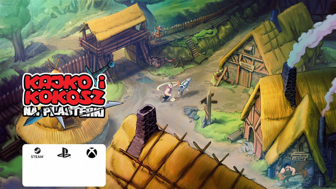 Kajko i Kokosz: Na plasterki - powstaje kolejna gra ze słynnymi bohaterami.