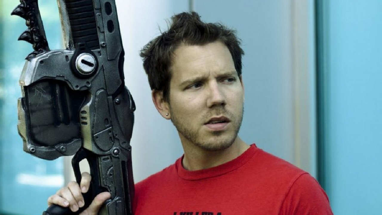 Cliff Bleszinski teasuje nowy projekt z psem i cyberpunkowym miastem.