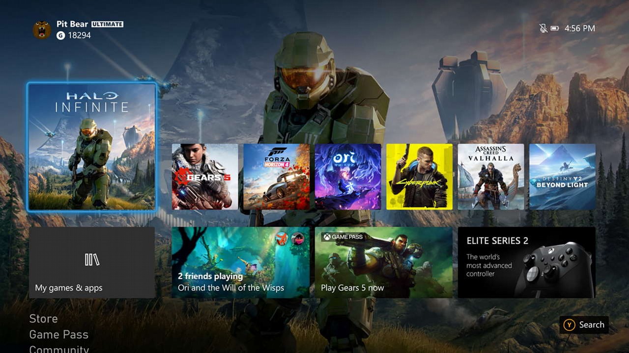 Testowa aktualizacja Xbox Series X wprowadza interfejs w 4K.