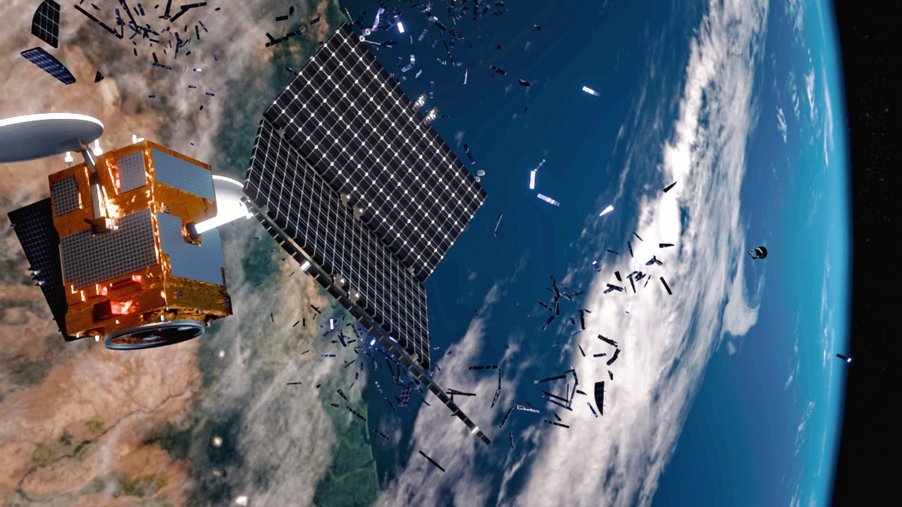 Chiński satelita został trafiony przez fragment rosyjskiej rakiety.