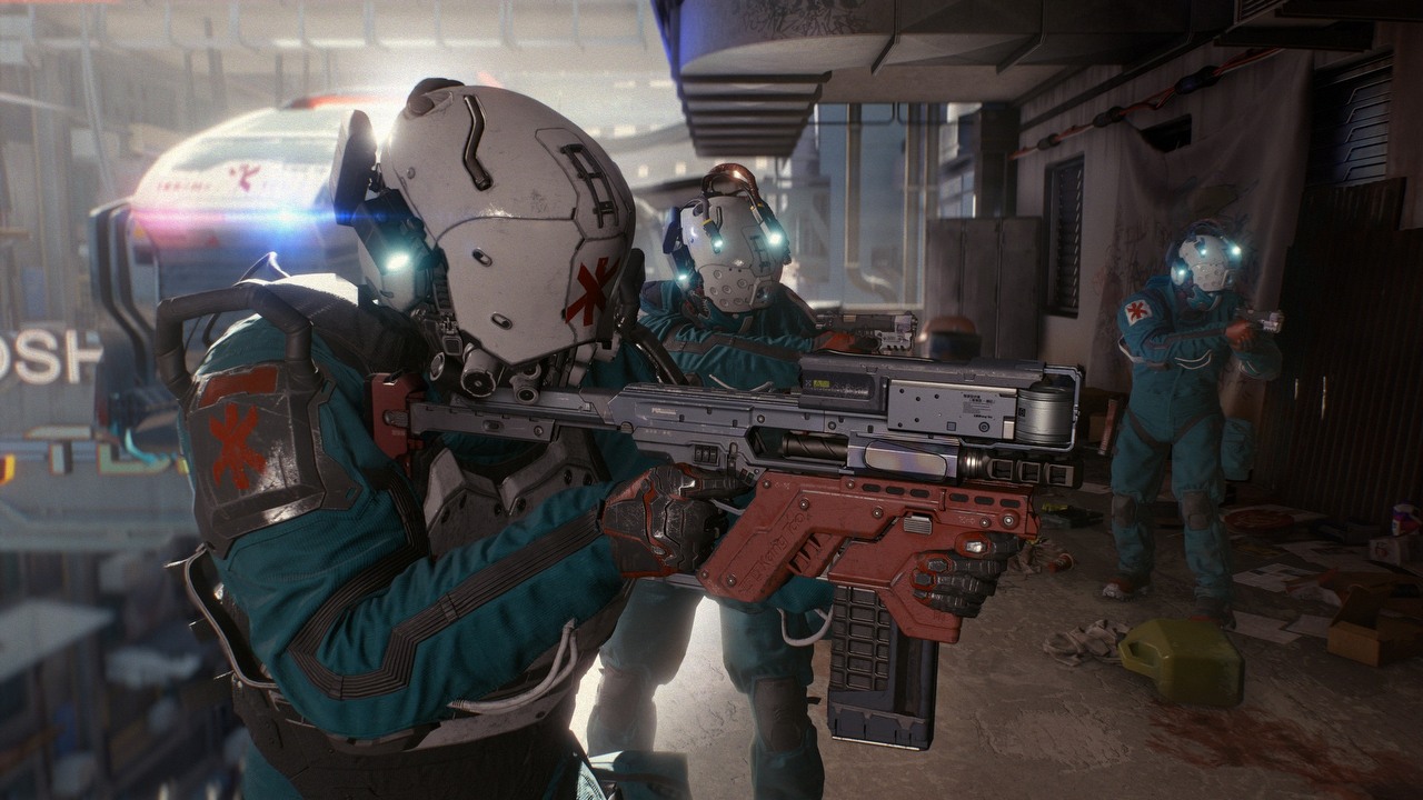 Cyberpunk 2077 niczym SWAT - mod pozwala współpracować z Trauma Team.