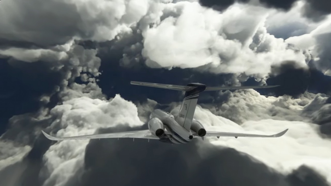 Huragan Ida w Microsoft Flight Simulator - gracz przeżył szok po zmianie pogody.