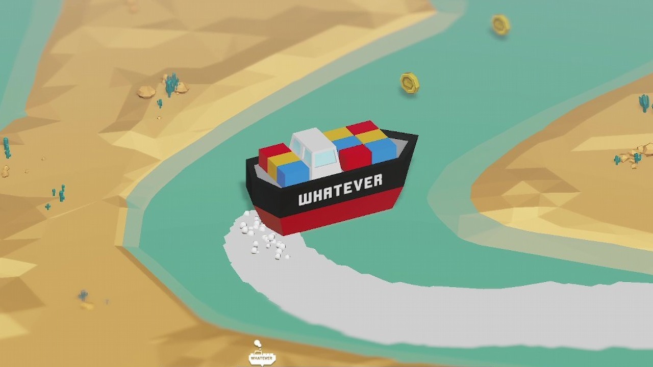 WHATEVER - gra zainspirowana statkiem, który utknął w Kanale Sueskim.