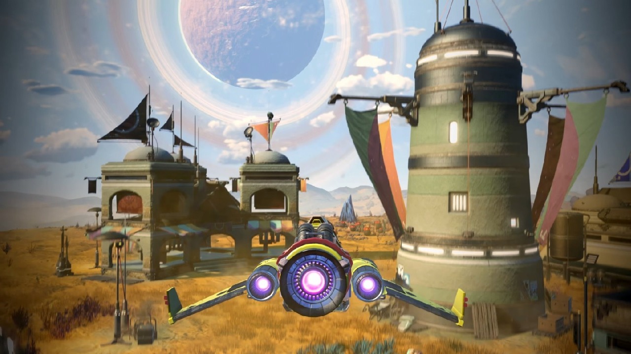 No Man's Sky: aktualizacja Frontiers już jest i umożliwia założenie kosmicznej osady.