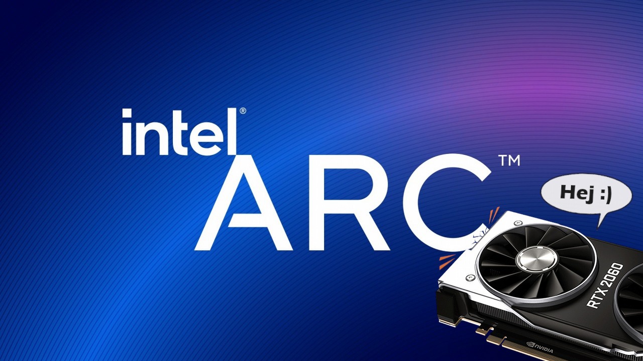 Karty graficzne Intel Arc mogą być rywalem dla odświeżonego RTX 2060.