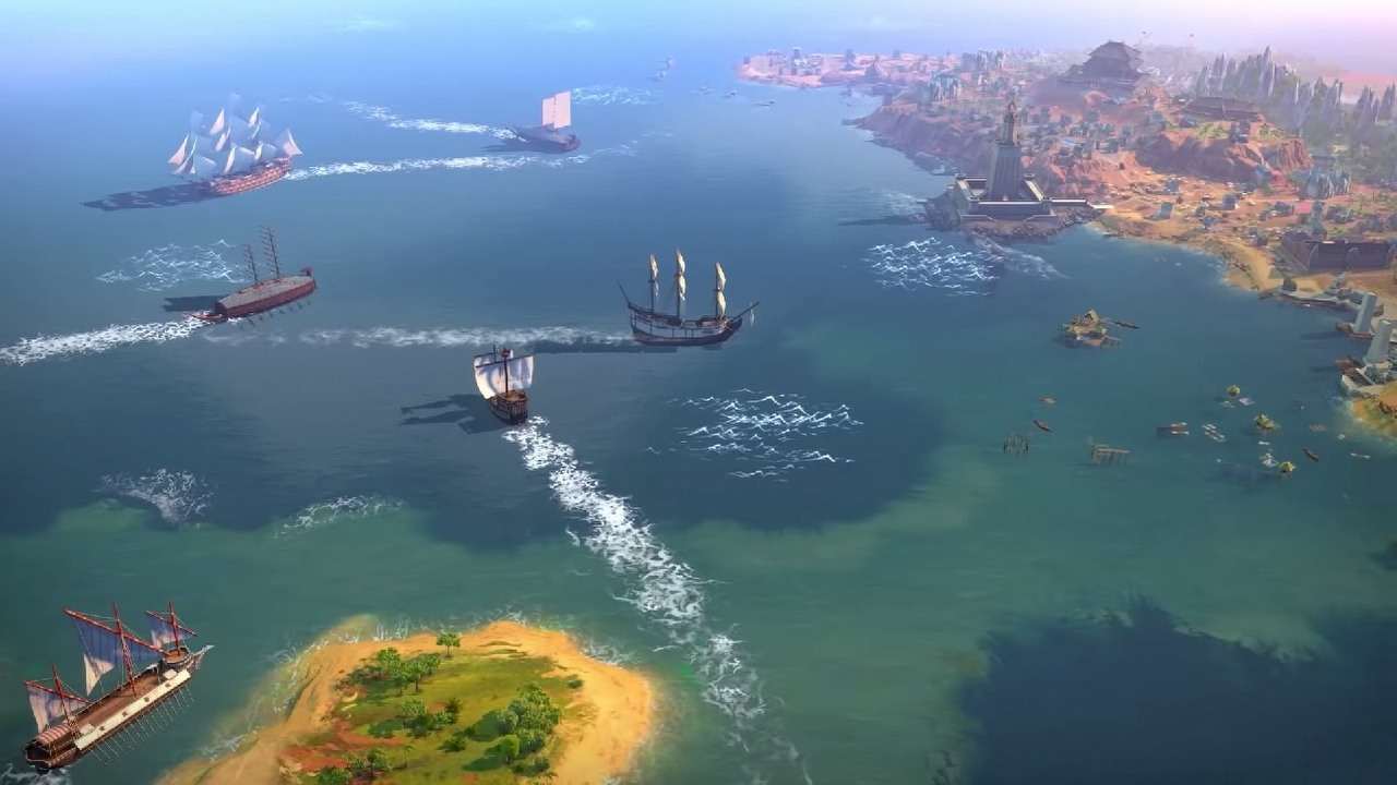 Humankind: patch 1.0.3.253 z możliwością oblegania miast flotą.